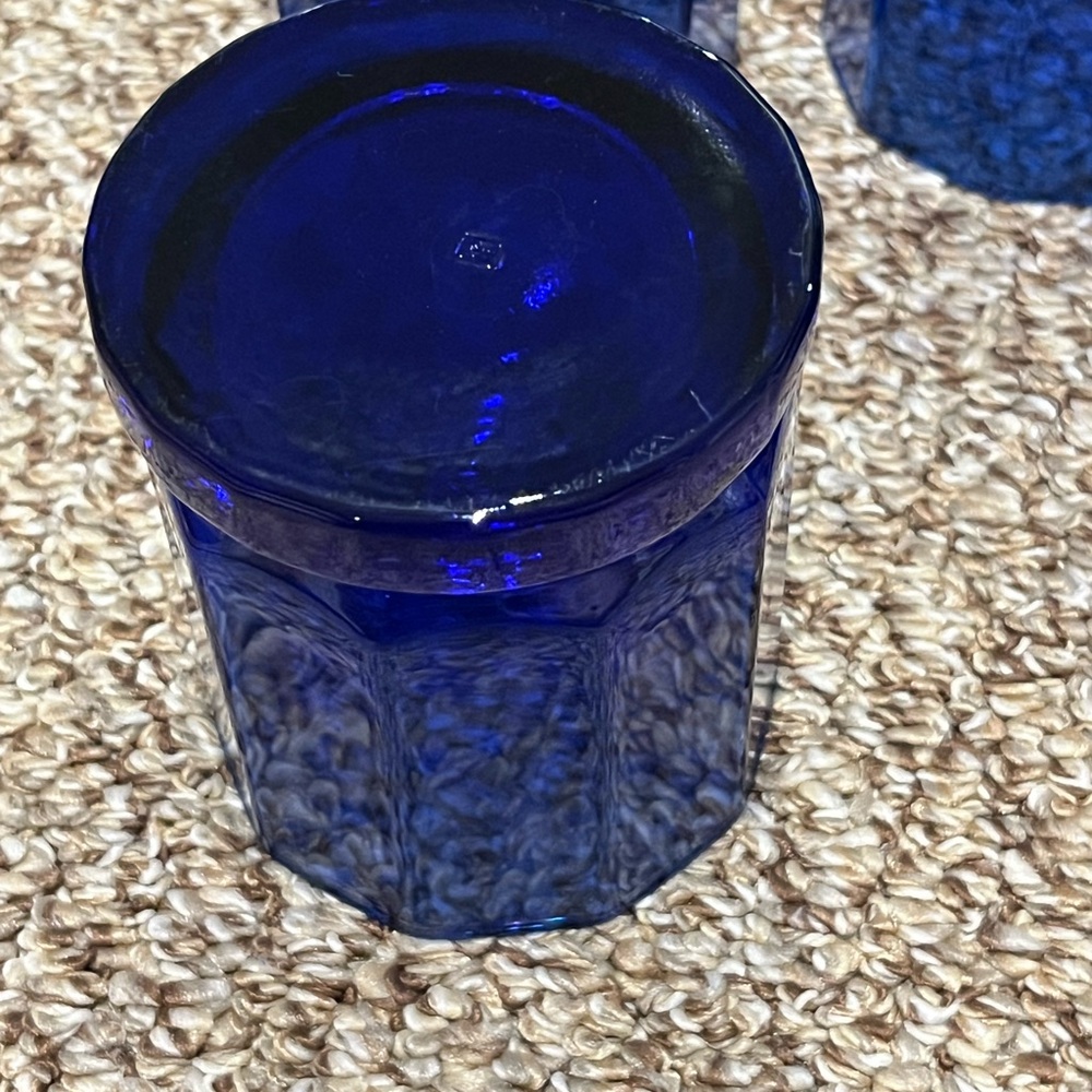 15-Piece Charcuterie or Lunch Set, Cobalt Blue Glass - Picture 15 of 15